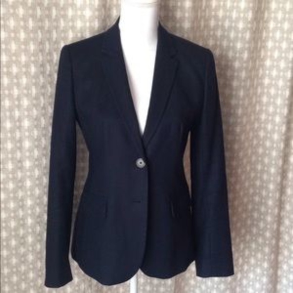 J. Crew Jackets & Blazers - J. Crew Navy 1035 Cotton Blazer